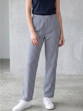 Brandy/John Galt Navy Gingham Pants